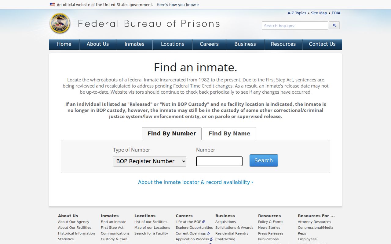 Federal inmate locator beyond Shawano County arrest records